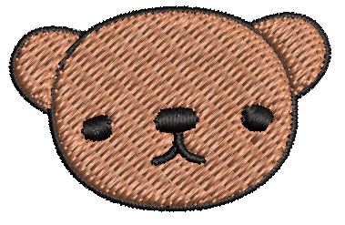 Iron on / Sew On Patch Applique Adorable Cute Sad Teddy Bear Cartoon Embroidered Design