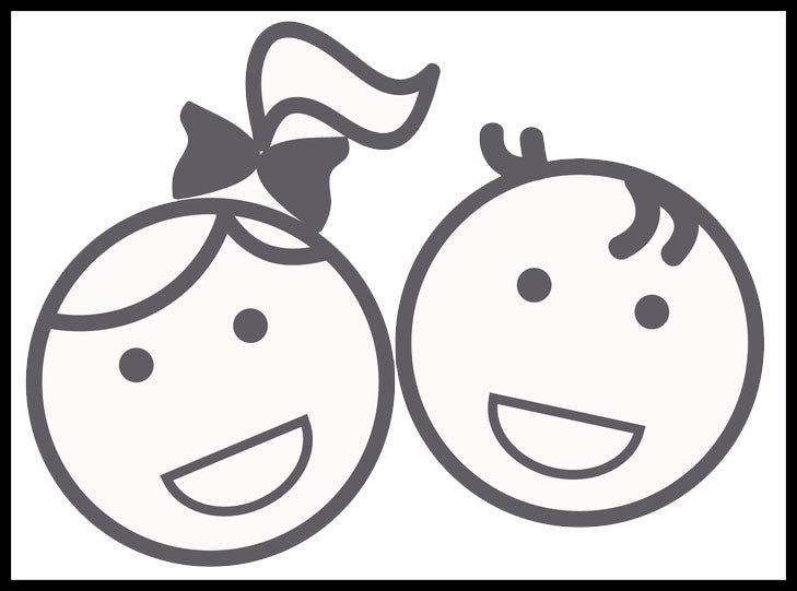 Adorable Baby Child Siblings #5 Vinyl Decal Sticker
