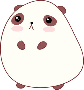 Adorable Cute Chubby Kawaii Panda Bear Cartoon #6 Vinyl Decal Sticker