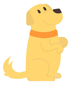 Adorable Cute Playful Puppy Dog Cartoon Emoji #8 Vinyl Decal Sticker