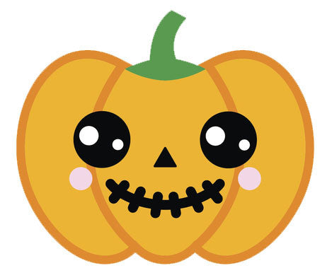 Adorable  Jack O'Lantern Pumpkin Emoji #4 Vinyl Decal Sticker