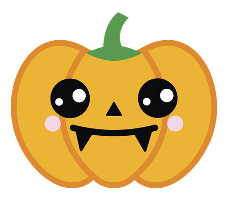 Adorable  Jack O'Lantern Pumpkin Emoji #8 Vinyl Decal Sticker