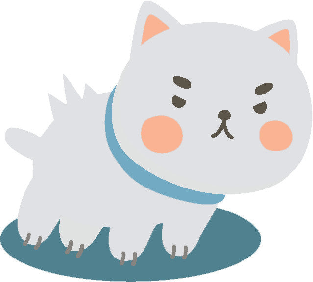 Adorable Precious Cute Kawaii Kitty Cat Cartoon #4 Vinyl Decal Sticker