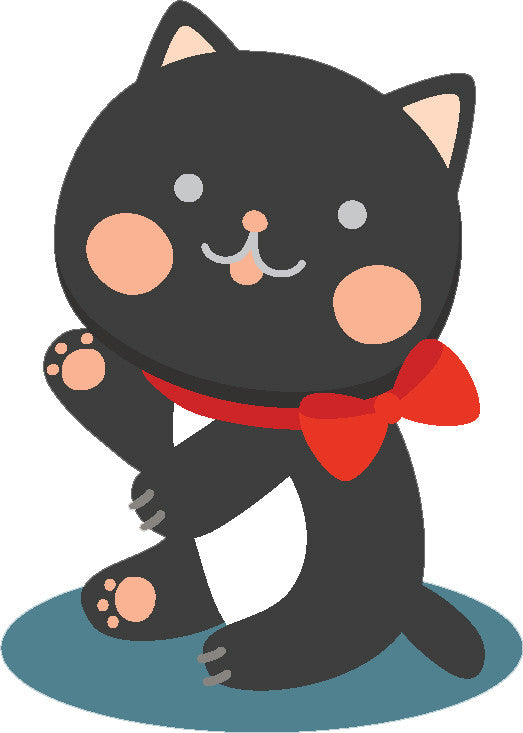 Adorable Precious Cute Kawaii Kitty Cat Cartoon #8 Vinyl Decal Sticker