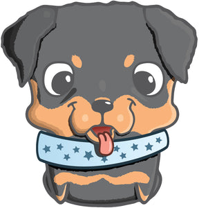 Adorable Purebred Puppy Dog Cartoon Emoji - Mini Pincher Vinyl Decal Sticker