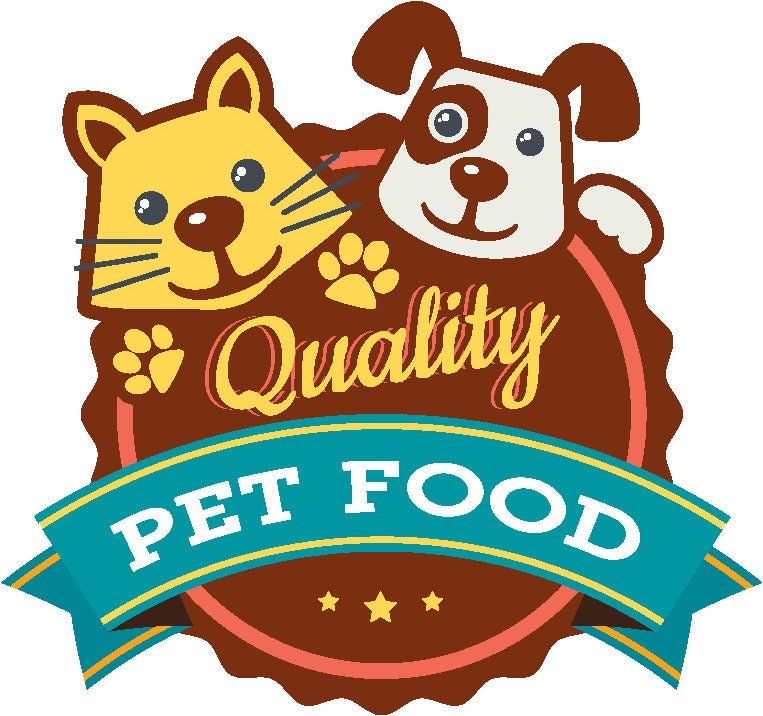 Adorable Quality Dog, Cat, Bird, Fish Food Logo Icon #2 Vinyl Decal Sticker