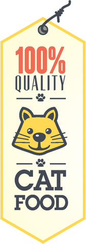 Adorable Quality Dog, Cat, Bird, Fish Food Logo Icon #9 Vinyl Decal Sticker