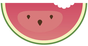 Adorable Summer  Fruit Emoji - Watermelon Vinyl Decal Sticker