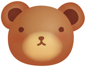 Adorable Teddy Bear Cub - Brown #4 Vinyl Decal Sticker