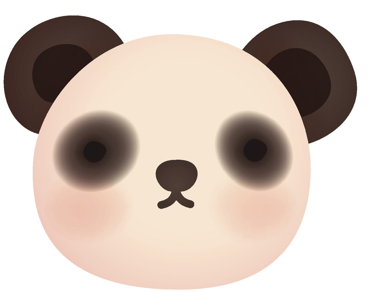 Adorable Teddy Bear Cub - Panda #8 Vinyl Decal Sticker