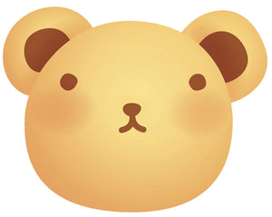 Adorable Teddy Bear Cub - Tan #5 Vinyl Decal Sticker