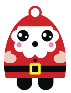 Christmas Holiday Santa Emoji #11 Vinyl Decal Sticker