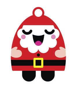 Christmas Holiday Santa Emoji #1 Vinyl Decal Sticker