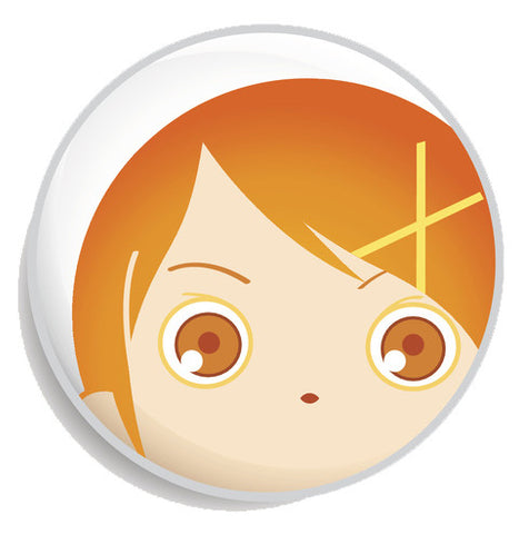 Colorful Anime Girl Face Emoji Icon Button (3) Vinyl Decal Sticker