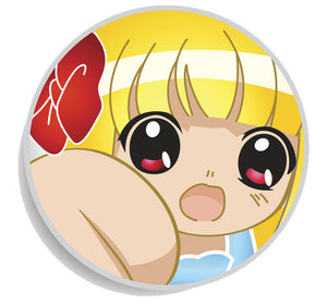 Colorful Anime Girl Face Emoji Icon Button (5) Vinyl Decal Sticker