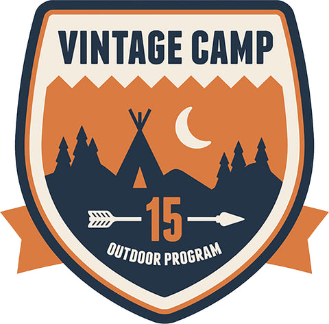 Cool Outdoor Camping Wilderness Adventure Patch Cartoon Icon #7 Vinyl Sticker