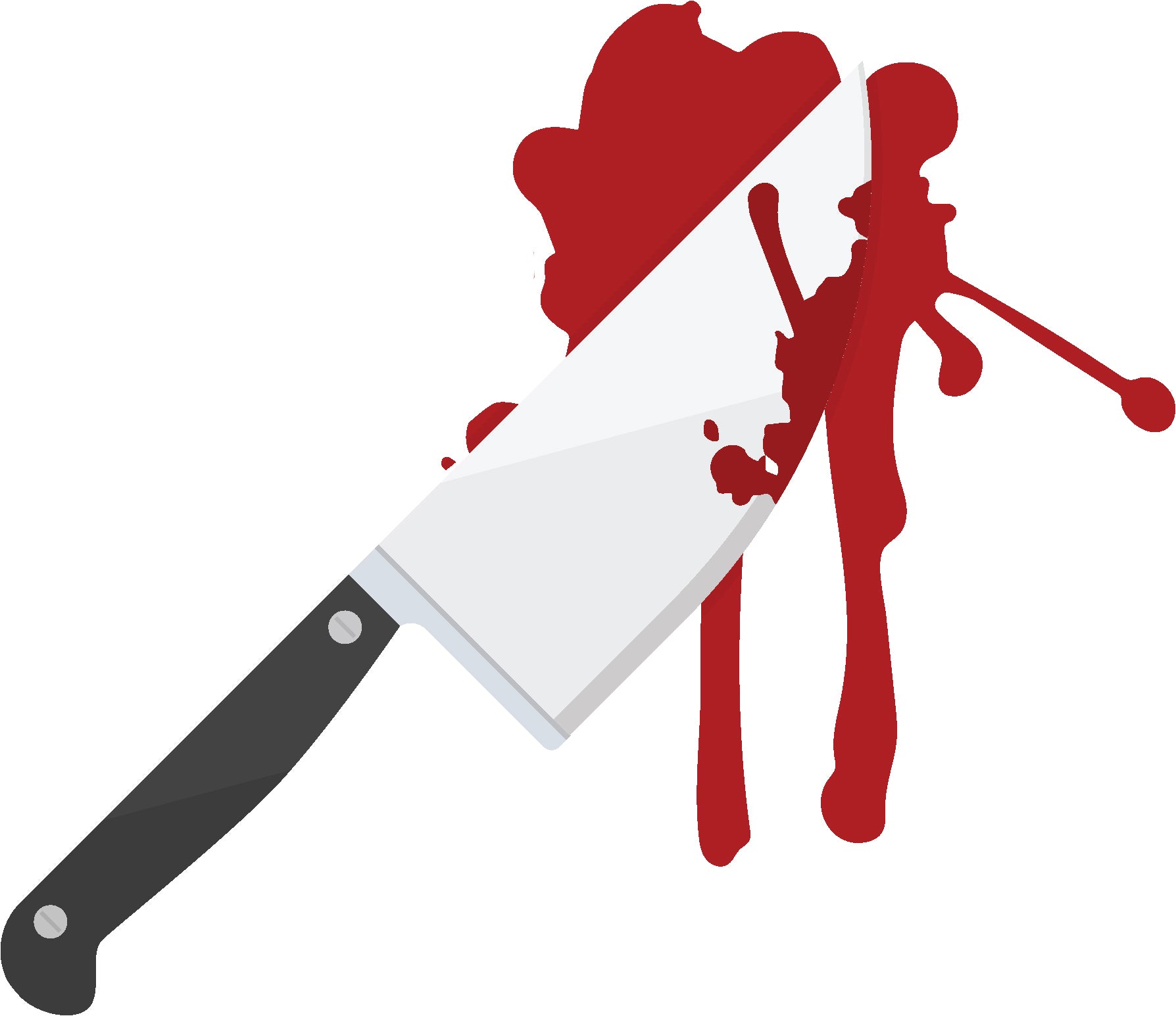 Creepy Bloody Murder Knife Cartoon #1 Vinyl Decal Sticker