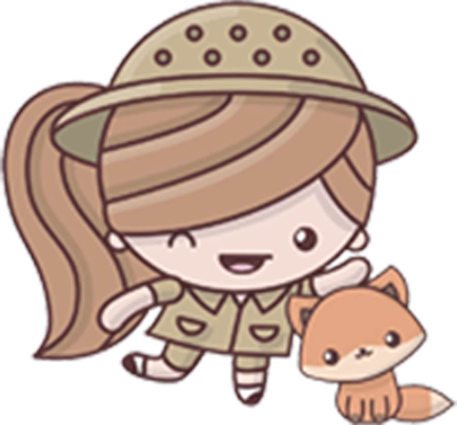 Cute Adorable Kawaii Adult Career Cartoon Emoji - Zookeeper Vinyl Decal Sticker