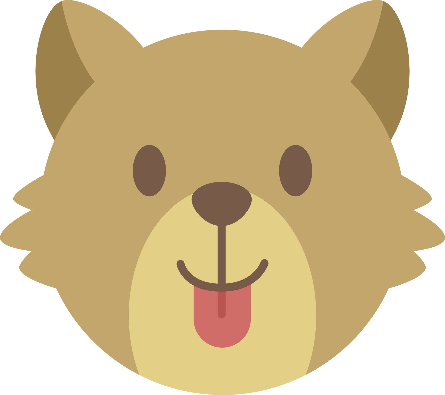 Cute Adorable Kawaii Animal Cartoon - Dog Bear Vinyl Decal Sticker