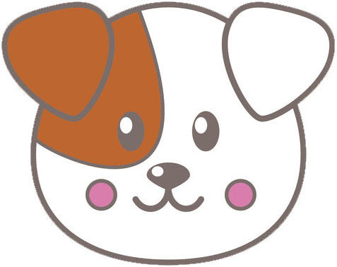 Cute Baby Cartoon Animal - Puppy Dog Vinyl Decal Sticker