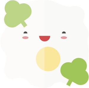 Cute Kawaii Foodie Food Cartoon Emoji - Egg Vinyl Decal Sticker