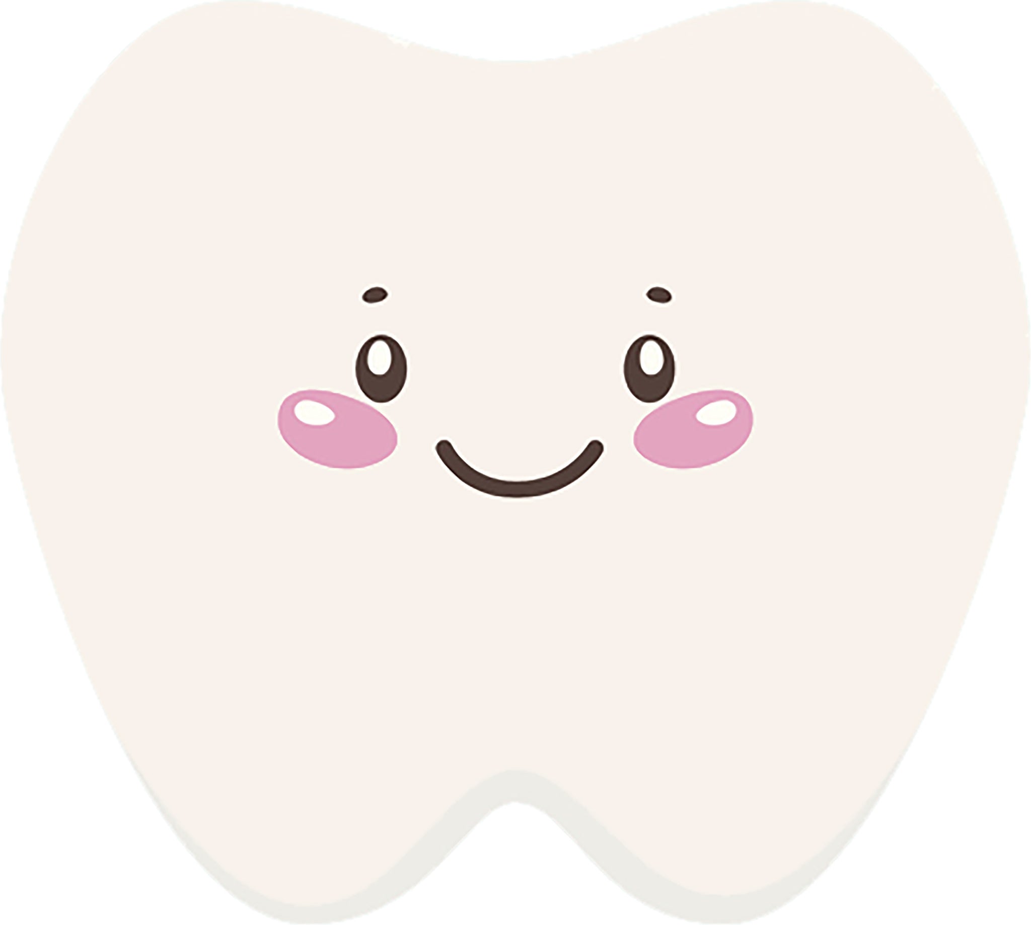Cute Silly Kawaii Tooth Teeth Cartoon Emoji #1 Vinyl Decal Sticker