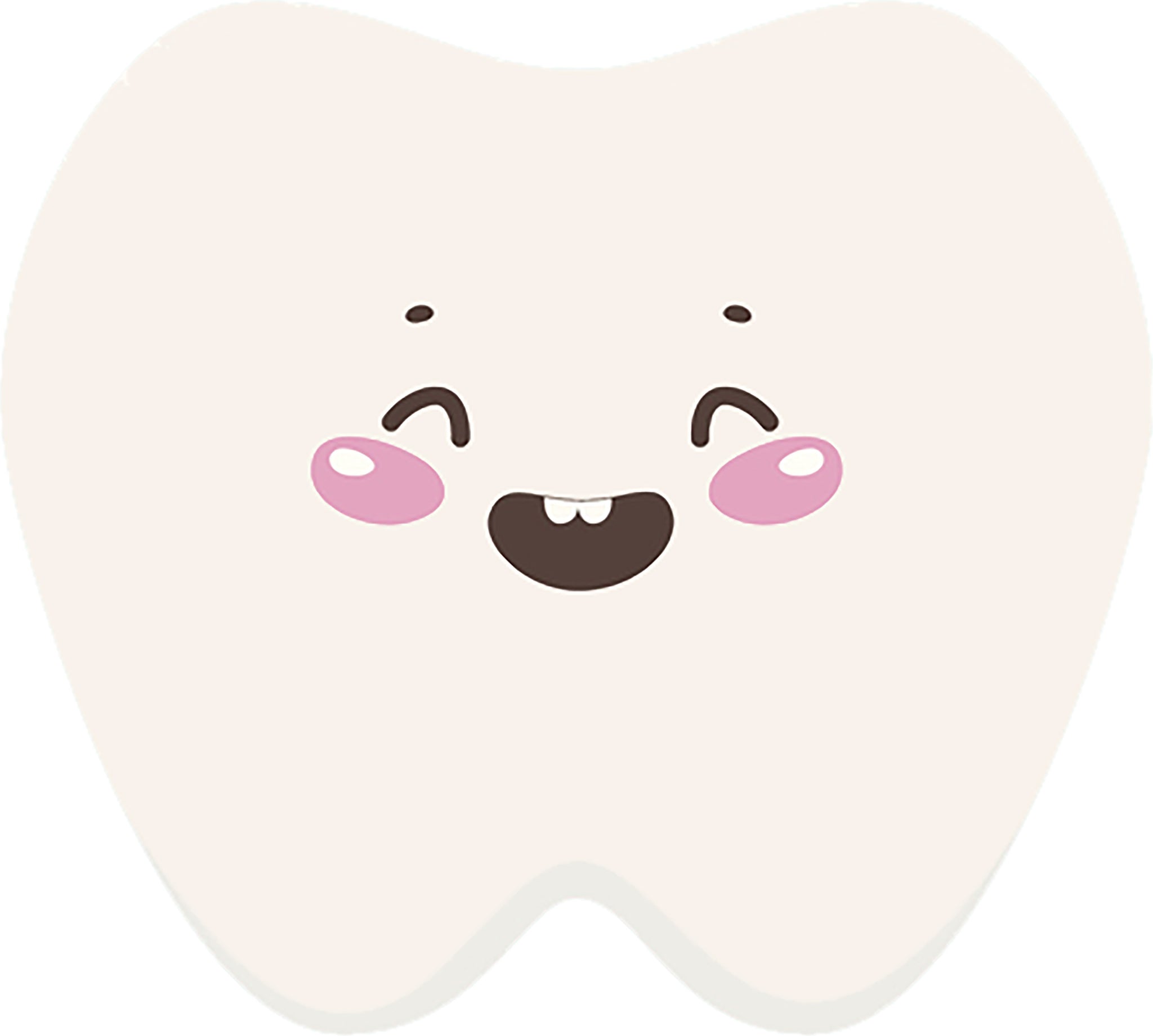 Cute Silly Kawaii Tooth Teeth Cartoon Emoji #4 Vinyl Decal Sticker