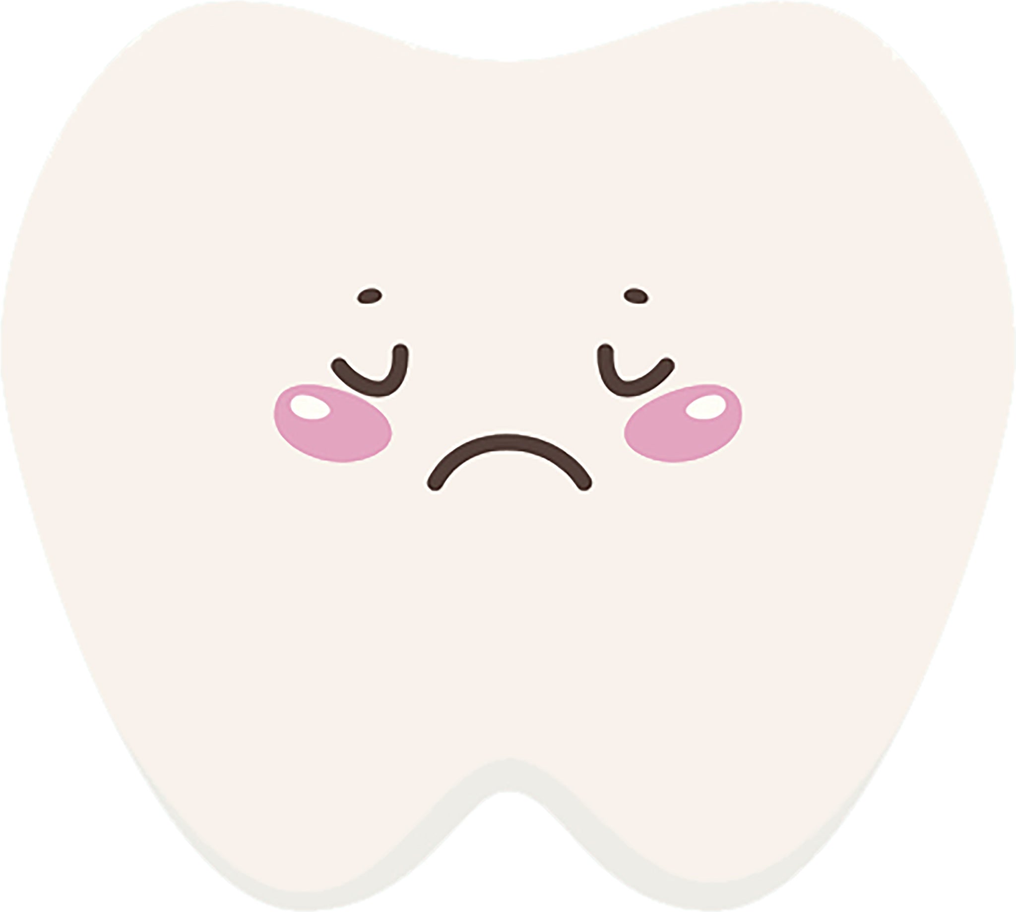 Cute Silly Kawaii Tooth Teeth Cartoon Emoji #9 Vinyl Decal Sticker
