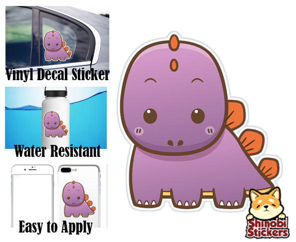 Cute Simple Kawaii Zoo Wild Animal Cartoon Icon Water Resistant Car Vinyl Decal Sticker