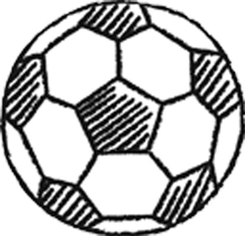 Divine Designs Cool Crayon Art I Heart Love Sports - Soccer Ball Vinyl Decal Sticker