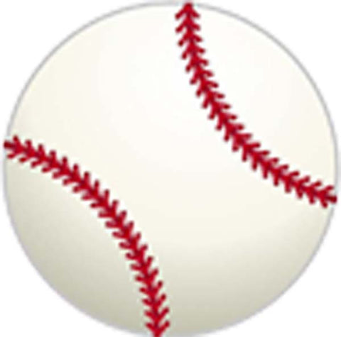 Divine Designs Cool I Love Heart Sport Cartoon Icon Emoji - Baseball #1 Vinyl Decal Sticker