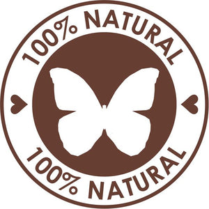 Eco-Friendly 100% Natural Green Emblem Logo Icon - Simple #4 Vinyl Decal Sticker