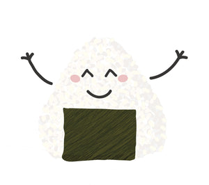 Happy Cute Onigiri Emoji Vinyl Decal Sticker