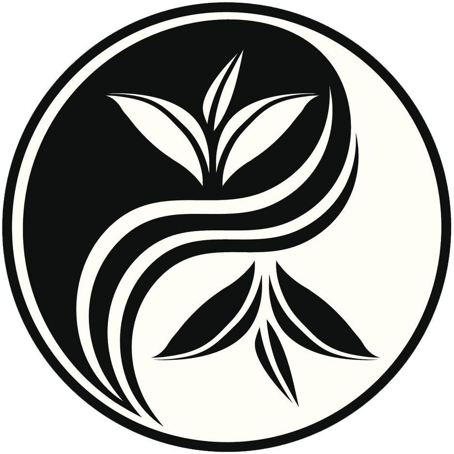 Icon Ying Yang Flowers #2 Vinyl Decal Sticker