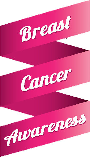 Pink Breast Cancer Logo Ribbon Badge Icon #8 Vinyl Decal Sticker