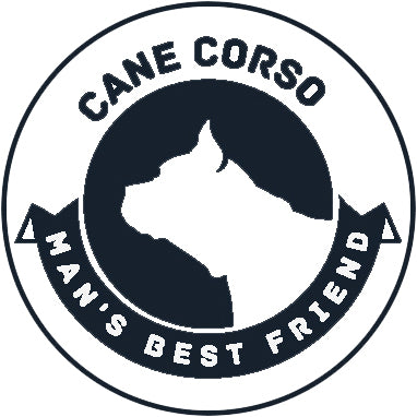 Pure Breed Puppy Dog Silhouette with Man's Best Friend Banner Icon #2 - Cane Corso Vinyl Decal Sticker