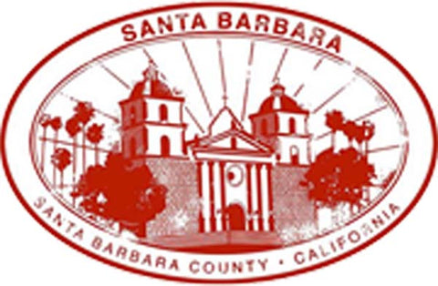 Vintage California City Tourist Souvenir Stamp Logo Cartoon Art - Santa Barbara Mission Vinyl Decal Sticker