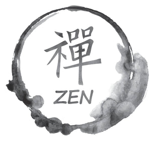 Watercolor Japanese Zen Icon Vinyl Decal Sticker