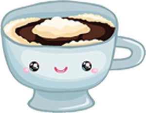 Yummy Delicious Breakfast Brunch Food Cartoon Emoji - Hot Chocolate Coffee Vinyl Decal Sticker