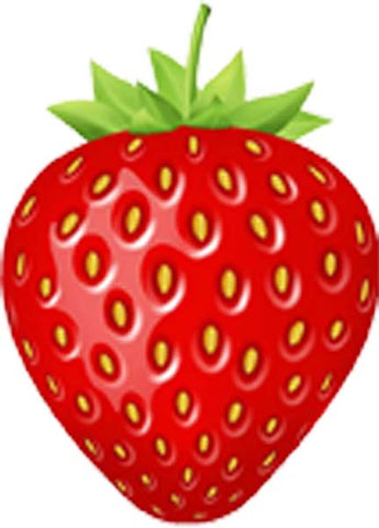 Yummy Delicious Sweet Fresh Red Strawberry Cartoon Vinyl Decal Sticker