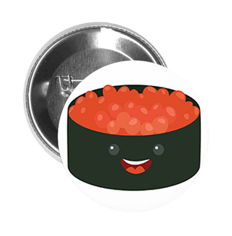Round Pinback Button Pin Brooch Yummy Japanese Sushi Sashimi Emoji (6)